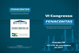 Confira a programação completa do VI Congresso da FENACONTAS, em Aracaju